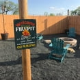 thumbnail image 5 of Welcome to Our Fire Pit Funny Camper/ Camping Metal Tin Signs Vintage Patio Back Yard Decorations Gifts 8 X 12 Inch Indoor/Outside Accessories, 5 of 7