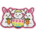 thumbnail image 1 of Easter Bathroom Rugs, Bunny Easter Egg Bath Mats for Bathroom, Spring Tufted Non Slip Water Absorbent Bath Rug, Holiday Cute Rug Decorations for Bathroom Living Room 32x20 Inch, 1 of 4
