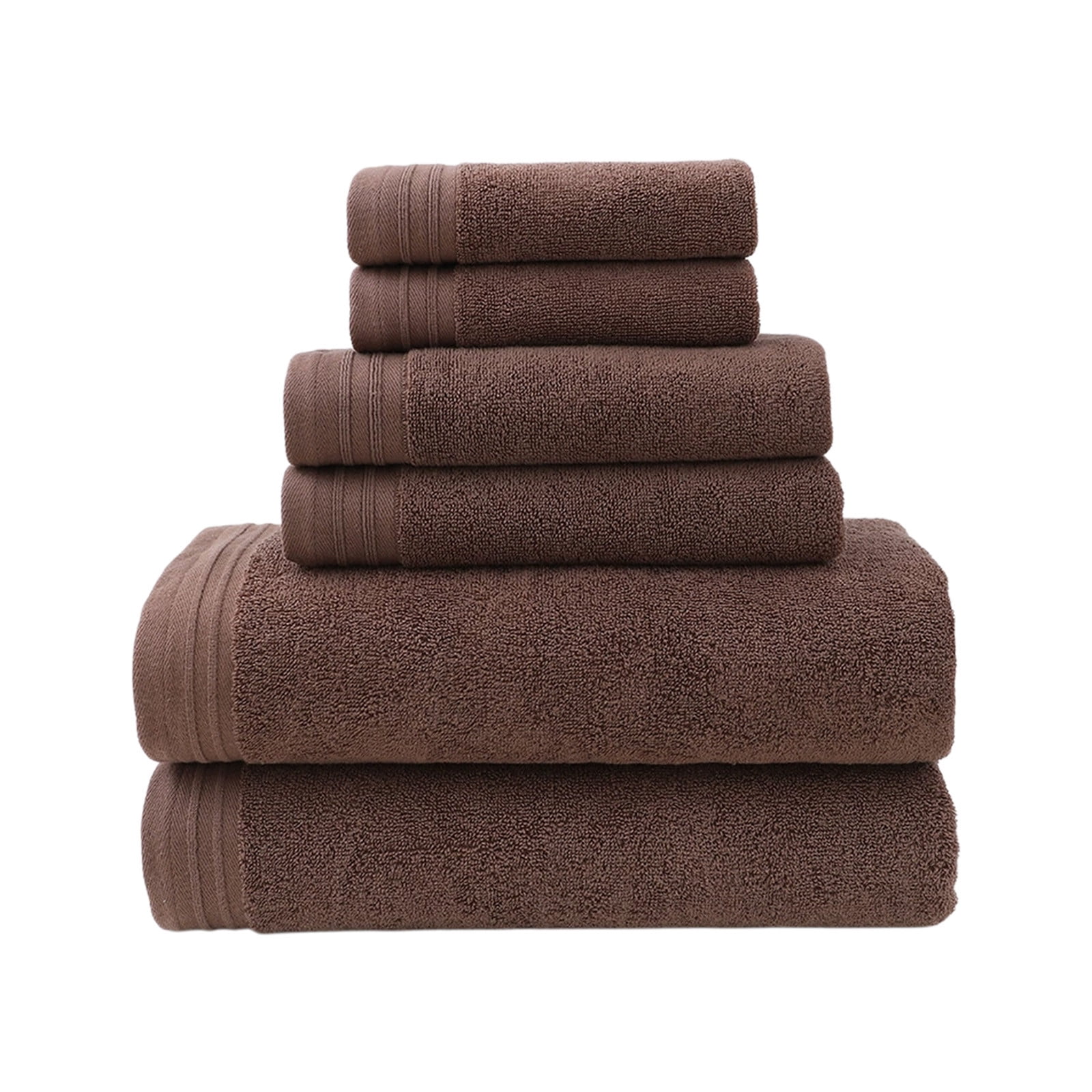 PALIFEUR Bath Towel Set 6pc Luxury Bath Towels Extra Soft Quicker Dry Highly Absorbent Face Towels Cotton Hand Towels for Bathroom Gym Shower Hotel School