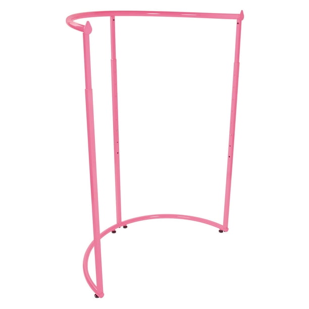 Hot Pink Half Round Clothing Rack