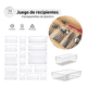 thumbnail image 4 of Organizador De Cajones Joyas Maquillaje 16 Pzas De Plástico Malubero,  Transparente, 4 of 5