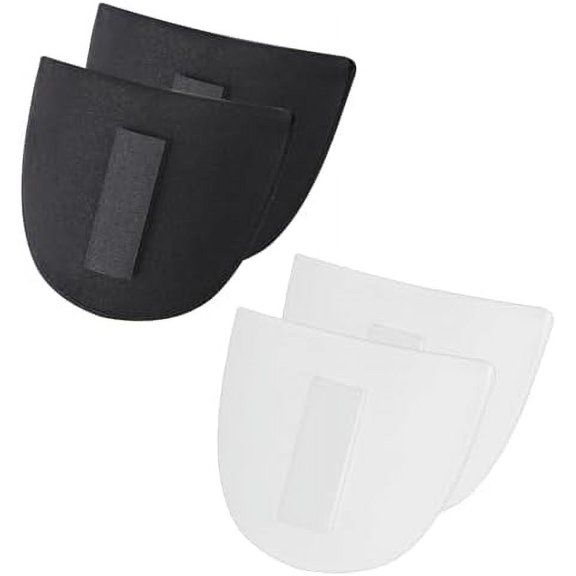 2 Pairs Set-in Shoulder Pads Women Shoulder Pad Removable Shoulder Pads 1.5cm Thick Sponge Pad Clothing Dress Shoulder Pad Inserts Sewing Supplies for Women