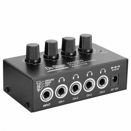 UPC: 0659814129737 | On-Stage HA4000 Pro Headphone Amplifier