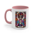 thumbnail image 3 of GCO Funny Skeleton Tarot Card Mug 11oz Ceramic White Accent Coffee Mug Gift, 3 of 4