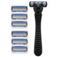 thumbnail image 1 of ATTOE Shaving Blade Razor Set Stainless Steel Portable Classic Double Layer Razor for Men-095439, 1 of 5