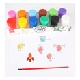 thumbnail image 2 of yeacher Washable 20ml Kids Finger Paint Set - 6 Vibrant Colors for Creative Doodling & Art Projects, 2 of 7