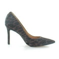 thumbnail image 3 of Sam Edelman Hazel Dark Brown Multi Stiletto Heeled Pointed Toe Slip On Pumps (Dark Brown Multi, 7.5), 3 of 8