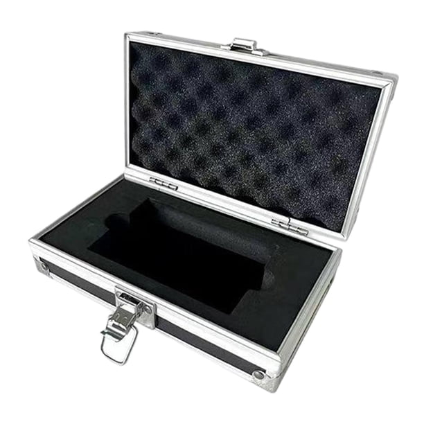 Estuche para tarjetas coleccionables de aleación de aluminio, tarjetero con cerradura y maleta de almacenamiento. 11 cm x 73 cm
