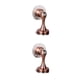 thumbnail image 1 of Speravity Tope de puerta de acero sin clavos, soporte antioxidante silencioso, accesorios para muebles montados en la pared, baño, inodoro, bronce rojo Bronce Rojo Clásico 2piezas Speravity CBP491347, 1 of 6