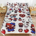 thumbnail image 6 of Spider Bedding Set Anime Three-piece for Boys Girls Teens Twin, 6 of 7