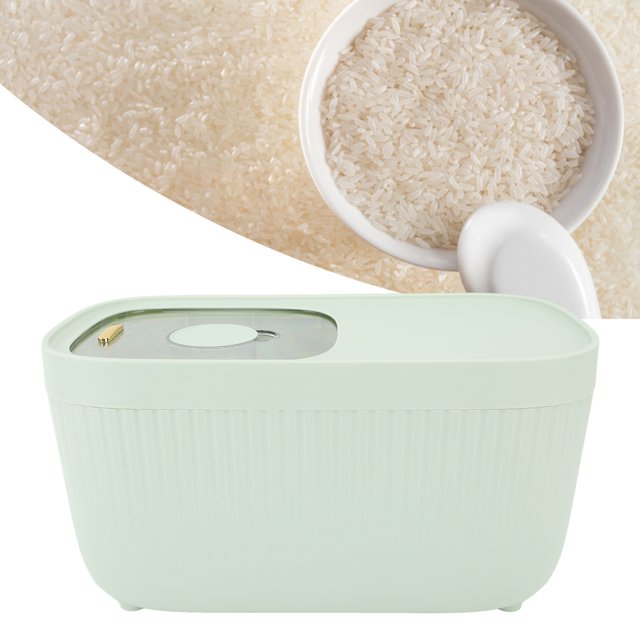 Rice Storage Container Plastic Cereal Grain Storage Box Modern Kitchen Container Large Storage Box For Rice And Grains