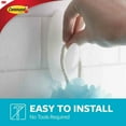 thumbnail image 3 of Command™ Bath Hooks BATH18-EF, Medium, Frosted, 3 lb (1.4 kg), 2 Hooks, 2 Water-Resistant Strips, 3 of 6