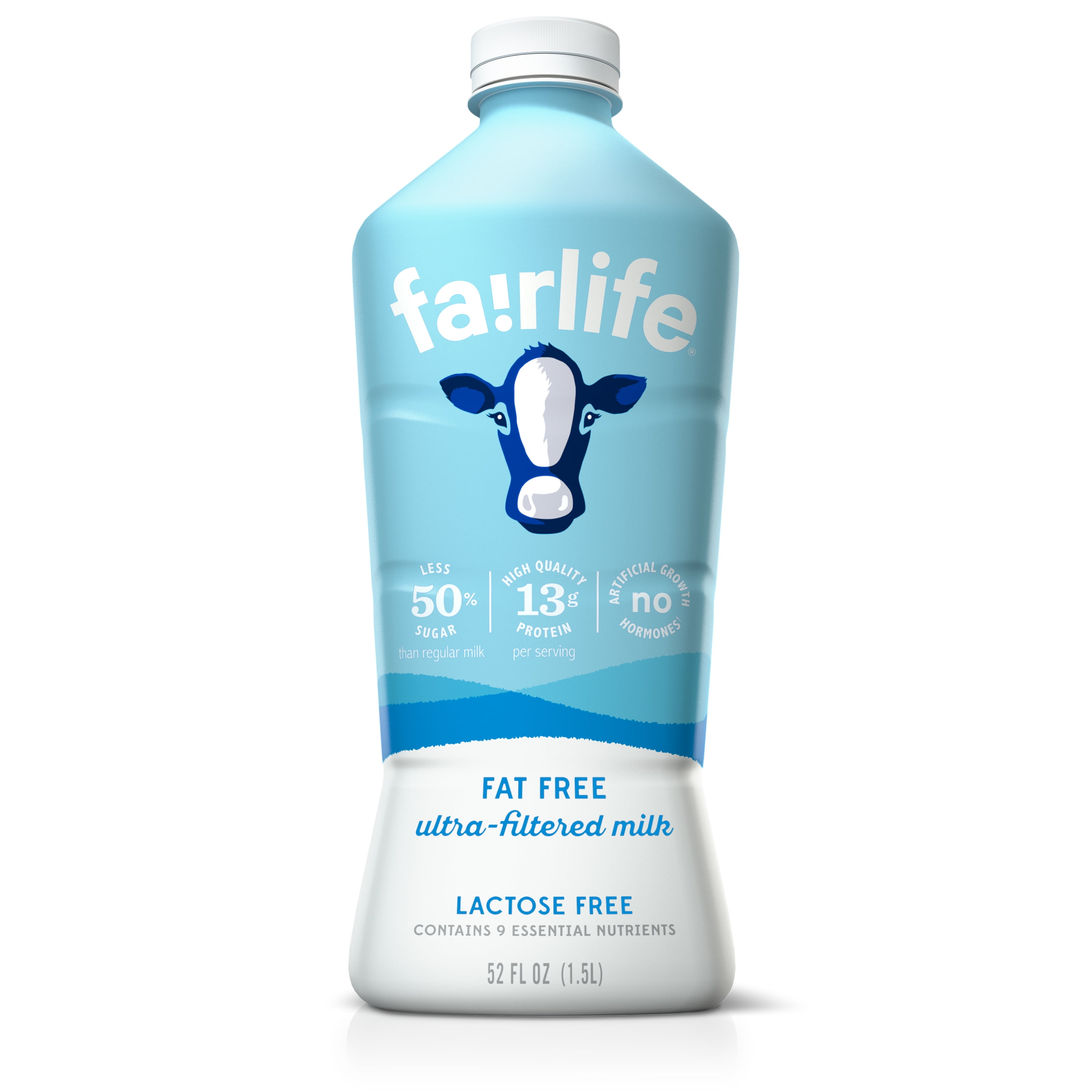 Fairlife Milk 52 Fl Oz Lactose Free Fat Free Skim Milk Walmart 