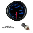 thumbnail image 4 of GlowShift | 1989-1994 Nissan 240SX Triple Gauge Pillar Pod with Tinted 7 Color Series 30 PSI Boost Vac Gauge, 100 PSI Oil Pressure Gauge & Wideband Gauge, 4 of 7