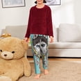 thumbnail image 6 of Xecao Husky With Dreamcatcher Print Teenagers' Pajama Pants Long Sleep Pants Soft Elastic Waist Pajama Bottoms Elastic waist with 2 Pockets 5-16 Years-XS(5-6), 6 of 6