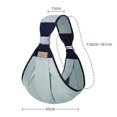 thumbnail image 3 of Lightweight Baby Carriers With Adjustable Shoulder Strap For Infants ToddlersLightweight, 3 of 3