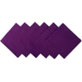 thumbnail image 1 of DII Solid Napkin Set Collection, 20x20, Eggplant, 6 Piece, 1 of 8