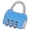 Blue, variant on Protective Small Padlock for Suitcases Backpack Luggage Portable Lock Warehouse Door Locks for Students and Tourists