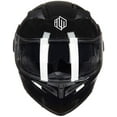 thumbnail image 6 of ILM Motorcycle Dual Visor Flip up Modular Full Face Helmet DOT 6 Colors (M, Gloss Black), 6 of 6