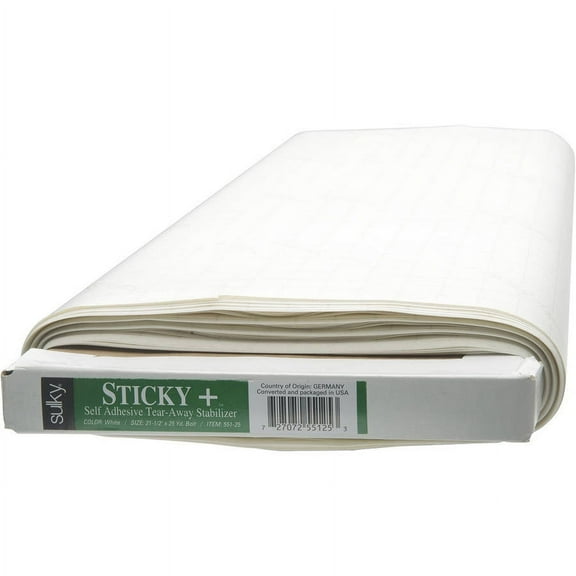 Sulky 551-25 22.5 X 25 Yard Sticky Self-Adhesive Tear-Away Stabilizer