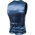 thumbnail image 4 of Men's T Shirts Casual Stylish formal Suit Vest V Neck Sleeveless Waistcoat Wedding Party Tuxedo Slim Fit Fashion Tops, 4 of 8