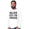 thumbnail image 5 of Major Key Success Motivational Long Sleeve TShirt Men Women Brisco Brands L, 5 of 6