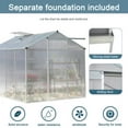 thumbnail image 3 of Polycarbonate Greenhouse,6'x 8' Heavy Duty Walk-in Plant Garden Greenhouse for Backyard/Outdoor, 3 of 6