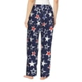 thumbnail image 3 of Balery Watercolor Stars print Women's Pajama Pants,Ultra Lightweight Pjs,Lounge Pant-X-Large, 3 of 9