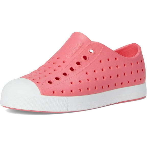 Native Jefferson Child Shoe, Flamingo Pink/Shell White, Size C4