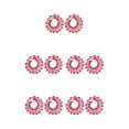 thumbnail image 3 of Pendientes colgantes Qarigey joyería de moda novia accesorios de regalo personalizados Rot 5Conjunto, 3 of 6