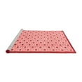 thumbnail image 2 of Ahgly Company Machine Washable Indoor Rectangle Solid Red Modern Area Rugs, 2' x 4', 2 of 4