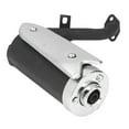 Scooter Exhaust Pipe Metal Alloy Replacement for 43cc 49cc Quad ATV