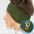 thumbnail image 3 of 1/2/3Pcs Fleece Ear Warmers for Men Women Kids - Winter Headband Ear Muffs Ear Covers for Cold Weather Running Cycling Ski, 3 of 9