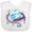 AA-White, variant on Inktastic Space Dragon and Planet Boys or Girls Baby Bib