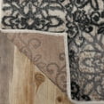 thumbnail image 5 of Contemporary Floral Medallion Plush Polypropylene Washable Indoor Area Rug, 5' x 8', Oatmeal by Blue Nile Mills, 5 of 6