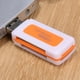 thumbnail image 1 of Mini USB2.0 4 Ranuras para tarjetas Lector de tarjetas inteligentes SD / MMC TF MS M2 Lector de tarjetas, 1 of 6