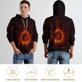 thumbnail image 5 of LAOLIUSN Men's Traditional Dragon Hoodie Funny Anime Graphic Sweatshirts Size S–4XL, 5 of 7
