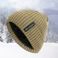 thumbnail image 2 of Tanhomme Satin Lined Knit Hat Acrylic Winter Hats Silk Soft Slouchy Warm Hat Men And Women Knitted Warm Hat Autumn And Winter Thickened Cap, 2 of 2
