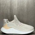 thumbnail image 1 of Ad-id-as Shoes Mens 7.5 Alphaboost Ecru Tint 'Glow Orange' Running Sneakers G28565, 1 of 6