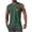 Army Green, variant on IROINNID Mens Sleeveless Gym Workout Tank Top, Tag Free & Moisture Wicking, Summer Soft Shirt for Mens Pullover Ribbed Stretch Fabric