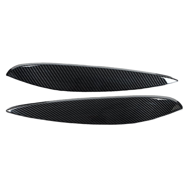 Car Headlight Cover,2pcs Headlight Eyebrow Left Headlight Eyelid Headlight Eyebrow Strip User-Friendly Design