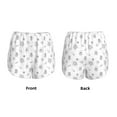 thumbnail image 4 of Disketp Hand Drawn Turtle Print Women's Shorts Workout Shorts for Athletic Gym Running Shorts with Phone Pockets Medium, 4 of 8