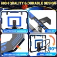 thumbnail image 2 of JoyStone Indoor Basketball Hoop for Kids, Mini Basketball Hoop with Electronic Scoreboard, Sounds, Over The Door Basketball Game Toys Gifts 3 Balls for Kids & Adults, 2 of 9