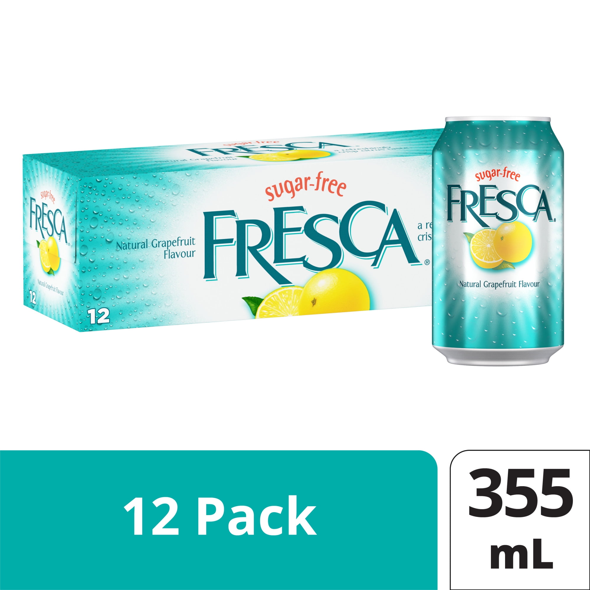 Fresca Fridge Pack Cans, 355 mL, 12 Pack, 12 x 355 mL