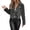Grey, variant on Faux Suede Moto Biker Jacket for Women, Lapel Collar Asymmetric Zip, Slim Fit Cropped Fall Outerwear, 1 Piece, S-XXL, Plus Size Friendly