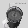 thumbnail image 4 of Bubba Travel Tumbler, 40 Oz, Stainless Steel, Vacuum Insulated Leakproof With Handle, AutoClose Lid With Straw, Office Siren, 4 of 10