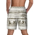 thumbnail image 4 of Goofa Rice Harvest Printed Men's Swim Trunks Board Shorts Quick Dry Mens Swimming Trunks with Compression Liner,Breathable Fit Hawaii Beach Shorts-X-Large, 4 of 9