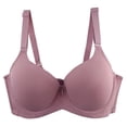 thumbnail image 1 of Plus Size Seamless Wireless Bra and Briefs Set Thin Cup No Nylon Lace Unisex, 1 of 6