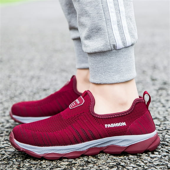 Fujeak Women's Slip on Loafer Shoes Comfortable Walking Working Sneakers Casual Shoes