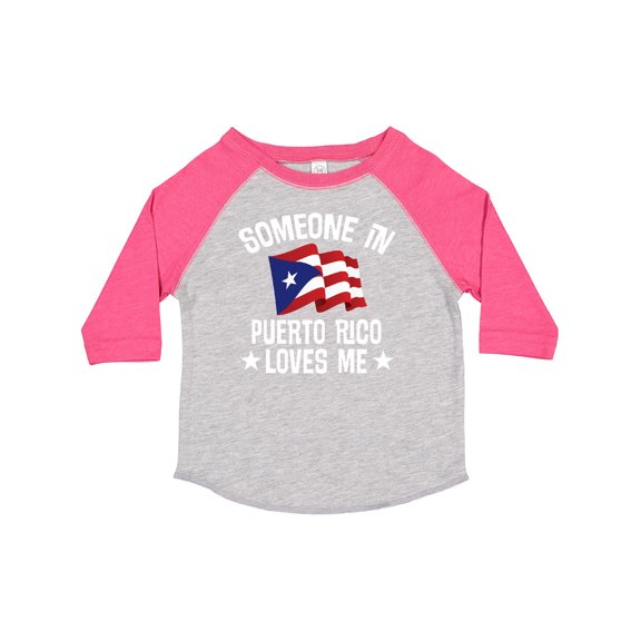 Inktastic Someone in Puerto Rico Loves Me Boys or Girls Toddler T-Shirt